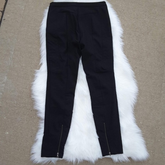 NWT ZARA WOMEN small size front zipper pant black - Picture 3 of 5